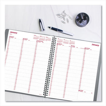 Brownline® Mountains Weekly Appointment Book, Mountains Photography, 11 X 8.5, Blue-green-black Cover, 12-month (jan To Dec): 2022 freeshipping - TVN Wholesale